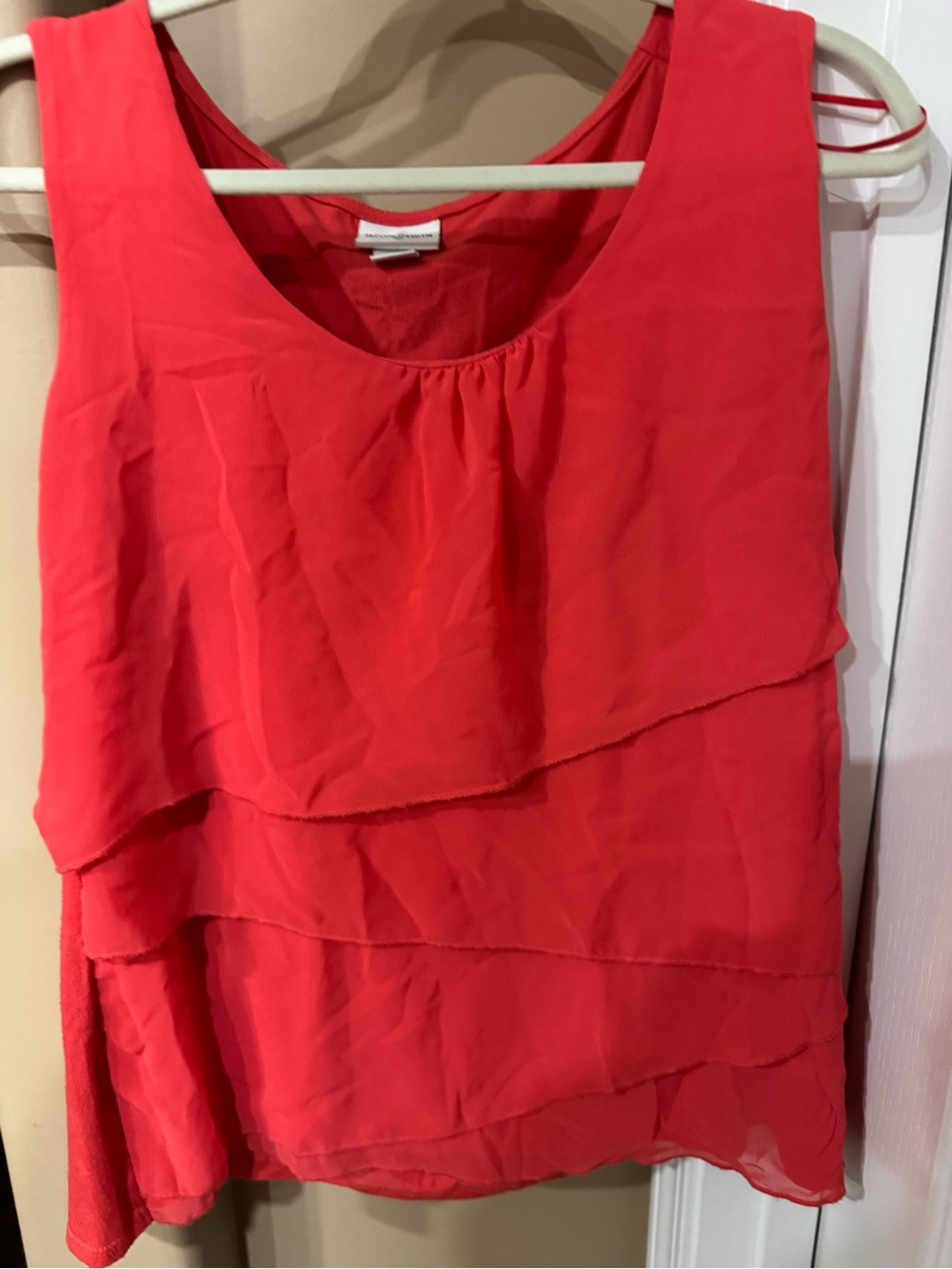 Jaclyn smith Coral Blouse Size Large Women (CL-3)